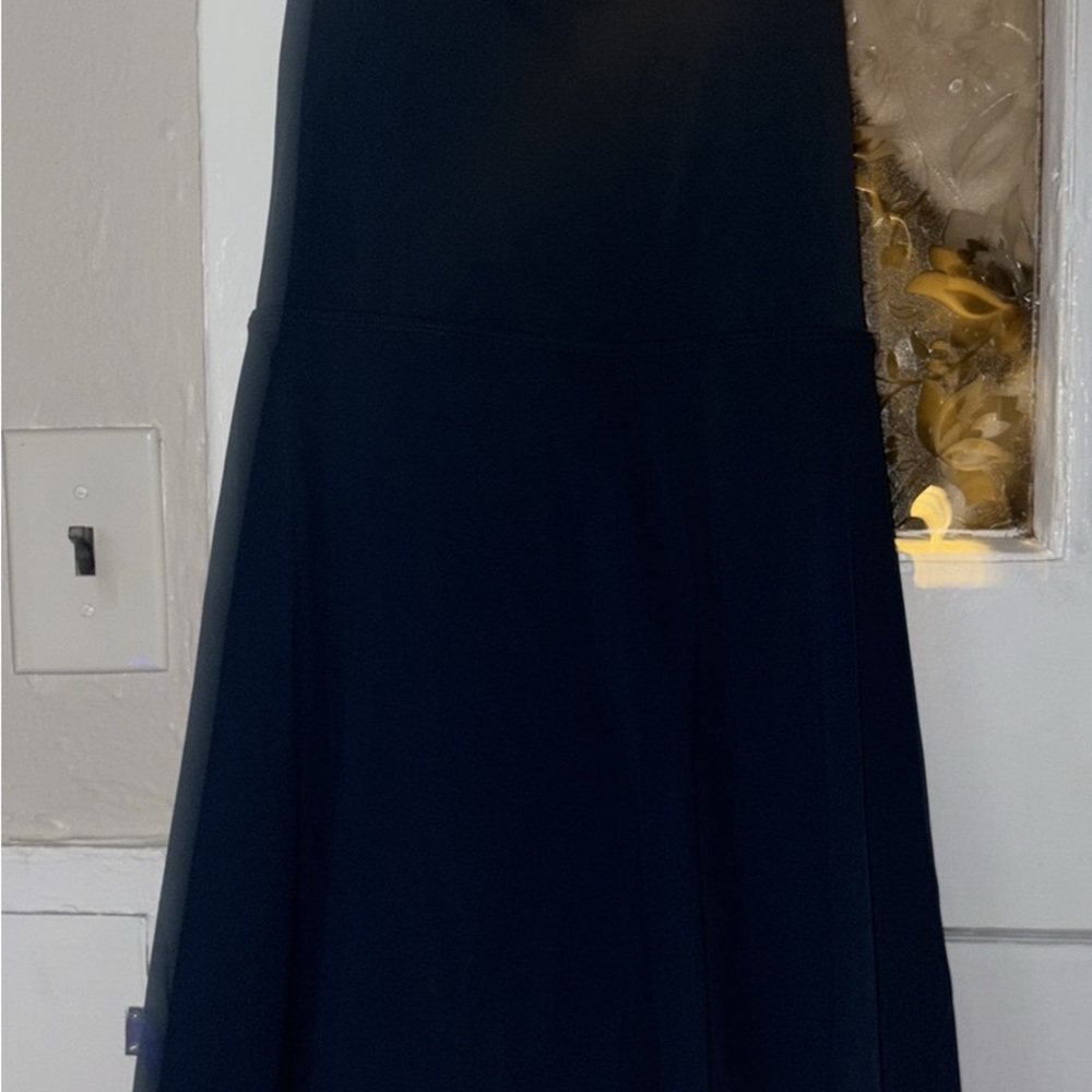 Peacock blue Halara dress with shorts and pockets